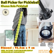 Pickleball Ball Picker – Portable Pickleball Ball Picker Tube 96.5cm 12-13 Ball Pickleball