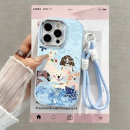 Samsung Case+bracelet Case Silicone Star Casing Samsung A07 A06 a25 5G A55 A56 5G A36 A15 S24 ULTRA 