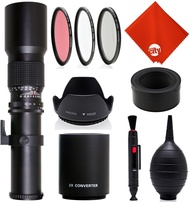 500mm/1000mm f/8 マニュアル望遠レンズ Nikon 1 J5 J4 J3 J2 S2 S1 V3 V2 V1 AW1 ミラーレスデジタルカメラ用