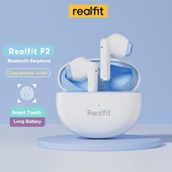 Realfit F2 TWS Bluetooth Earphone Good Sound Quality Wireless Earbuds with Cute Cartoon Protective C