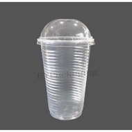 22oz PP Cup with Lid - (100sets) - A700 Disposable Plastic Cup [ 700ml ] /Cawan Plastik