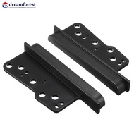 DREAMFOREST 2Pcs Car Radio Brackets Double 2Din Stereo Panel Fascia DVD Dash Mount Trim Side Kit for