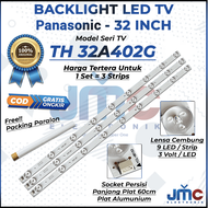BACKLIGHT TV LED PANASONIC 32 INCH TH32A402G TH 32A402G 32A402 4C-LB320-DS5 B1N42NE-SL 32A LAMPU BL 32IN 9K 3V