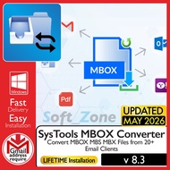 SysTools MBOX Converter 8.3 - Convert MBOX_MBS_MBX Files from 20+ Email Clients [WINDOWS x64] - Digi