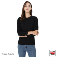 แตงโม (SUIKA) - เสื้อแตงโมคอกลมแขนยาว รุ่น SUPERSOFT LONGSLEEVES สี SS64 BLACK