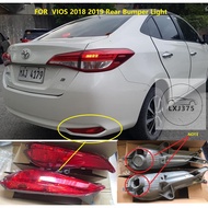 Rear Bumper Light  REFLECTOR For TOYOTA VIOS  2018 2019  2020 2021 2022 2023 Rear Brake Stop Lamp