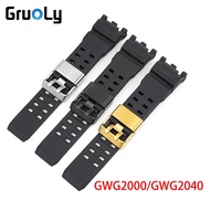 Silicone Rubber Watchband Strap For Casio g-SHOCK GWG-2000 GWG2040 Replace Band Stainless Steel Buckle Accessoreis Band Belt