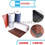 MONIER EasyFlash Plus 280mm x 5 meter Wall Flashing Easy Flash Dinding  Atap Leak- Proof Solutions Roofing Atap Genting