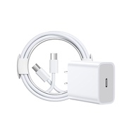 B&S | Fast Charging USB-C Adapter and Cable for Apple Devices 30W/20W