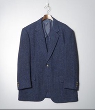 逸品! 80's Harris Tweed Blazer #人字紋粗花呢 #西裝外套 #精美鈕扣五金 #猶如藝術品