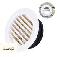 [AuraLayor] Exterior Wall Air Vent Grille Plastic Round Air Exhaust Vent Grille Ducting new