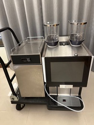 《WMF》1500S+全自動電腦咖啡機(雙豆槽)+FSMart MF-2牛奶供應機，高雄自載