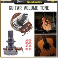 Big Control Pot Audio Volume Guitar Potentiometer Shaft Split A500K B500K A250K B250K