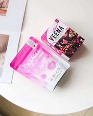 เซต 5 ซอง Veena Collagen วีน่าคอลลาเจน ขนาด 120 กรัม คอลลาเจนสูตรเข้มข้น คอลลาเจนปลาน้ำจืด คอลลาเจนท