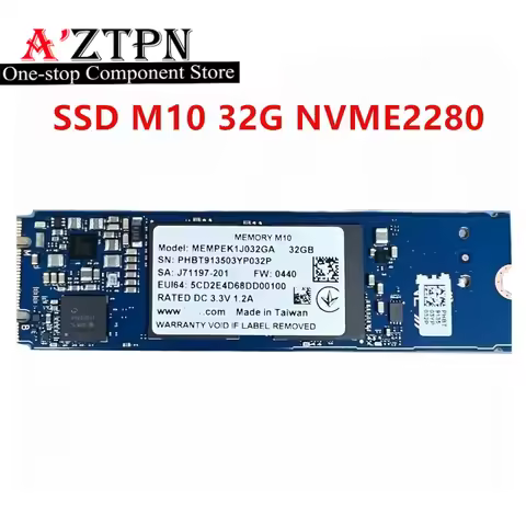 New SSD M10 64G 32G 2280 For Intel Aoteng Generation 2 Notebook Drive M.2 Solid StateMemory Accelera