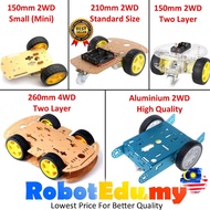 2WD 4WD Acrylic Aluminium Single / Double Layer Mini Large Round 6V DC Motor Set Smart Robot Car Cha
