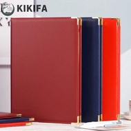 KIKIFA A4 Agreement Folder, No Inserts Reinforced Edges Certificate Diploma Cover, Durable Multifunc