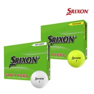 [Fast Delivery] Srixon Soft Feel Golf Balls White & Yellow (12Balls/1Dozen) Srixon Golf Ball