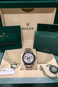 Rolex 勞力士 全新 116500LN Daytona 白面熊貓 2020年錶 大全套