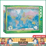 [sgstock] EuroGraphics Map of The World Puzzle (1000-Piece) - [ Map Of The World ] []