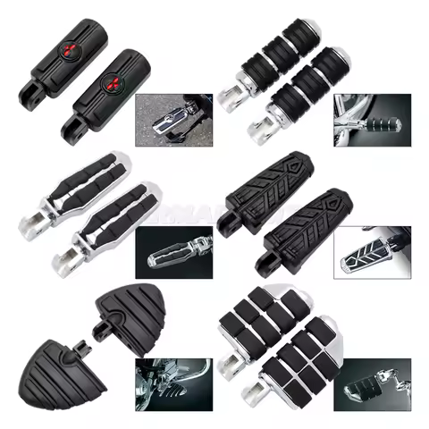 Motorcycle Front Rider Footrests Foot Pegs Floorbaords For Honda GoldWing GL1800 F6B ST1300 CTX1300 