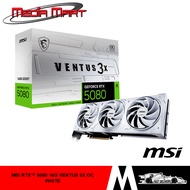 MSI RTX 5080 VENTUS 3X OC 16G D7 GAMING GRAPHICS CARD - WHITE
