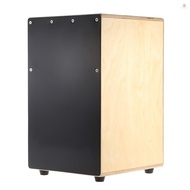 Wooden Cajon Hand Drum Children Box Drum Persussion Instrument with Stings Rubber Feet 23 * 24 * 37c
