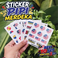 BELI 10 PERCUMA 2 | STICKER PIPI BENDERA MALAYSIA MURAH - Sticker Bendera Malaysia | Kalis Air