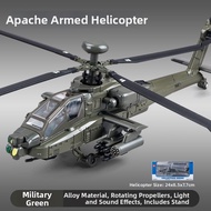 Boys Apache & WZ-10 Helicopter Model Metal Simulation