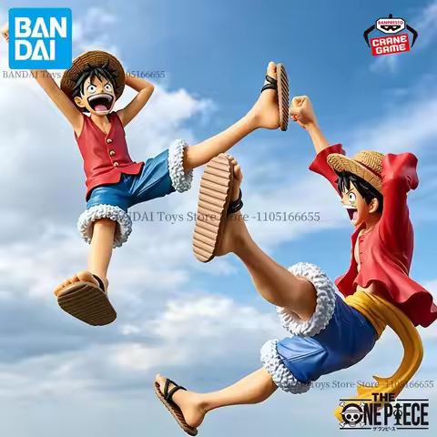 Bandai Original Banpresto ROMANCE DAWN MONKEY.D.LUFFY Action Figures Anime Figuras Cartoon Dolls Mod