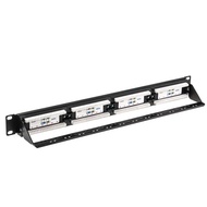 SG STOCK CAT 6 PORT 24 RJ45 PATCH PANEL for server rack network cabinet