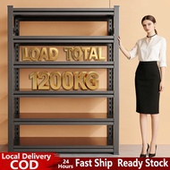 3/4/5/6Tier Rak Besi Bertingkat Heavy Duty full metal shelf rack Boltless Rack Kitchen Steel Rak Dap