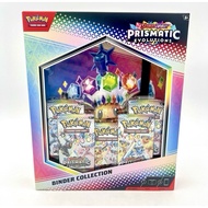 BINDER PRISMATIC EVOLUTION POKEMON TCG CARD BOX