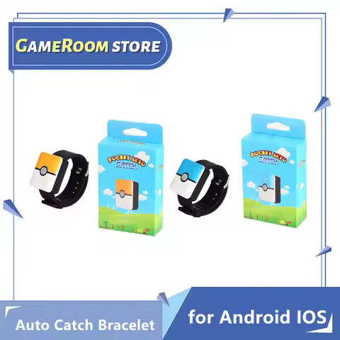 Auto Catch Bracelet for Pokemon Go Plus Bluetooth Rechargeable Square Bracelet Wristband for Android
