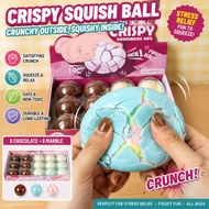Sinsin 12PCS CRISPY HANDMADE BALL Squishy Rise Squishy Stress Relief Children'S Toy NON-TOXIC Safe