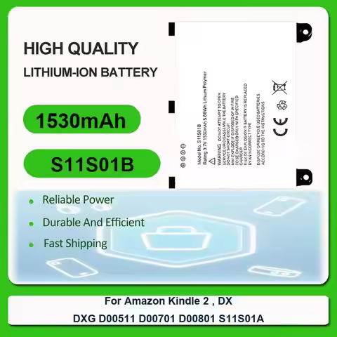 Replacement Tablet Battery For Amazon Kindle 2 & Kindle DX DXG D00511 D00701 D00801 S11S01A S11S01B