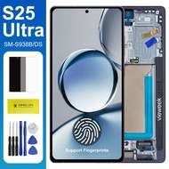 6.67" S25 Ultra AMOLED Screen with Frame Assembly for Samsung Galaxy S25 Ultra S938B S938B/DS LCD Di