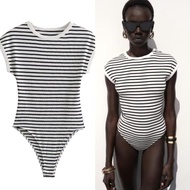 White Stripe Bodysuit 75405 (TS)