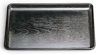 J-kitchens O-Bon Heat-Resistant Kayaki, Concert Tray (Bon Tray), Black, 1.4 inches (39 cm), Heat Res