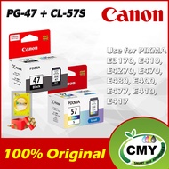 Special Promotion - Canon CL-57s CL 57s CL57s Color Ink Cartridge + Canon PG-47 PG 47 PG47 Black ink