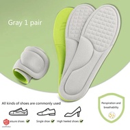 Breathable Sweat-Wicking Shoe Insoles for Men Size 45-46 - 2 Pairs Set