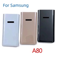 For Galaxy A80 Back Cover Phone Case Glass Rear Housing Cover Replacement For A 80 A805 SM-A8050 Bac