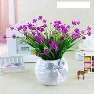 Chậu hoa tóc tiên mini để bàn trang trí nhà cửa văn phòng cao 30cm(không nơ)