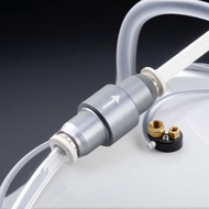 # OuRui # CO2 Check Valve Aquarium CO2 Metal One-way Direct Plug-in Check Valve Quick Plug Gas  Inte