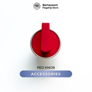 Bertazzoni Cooker Red/Black Knobs 1pc for RI64C61BX 4-burner/RIS95C61LBX 5-burner Range Cooker Elect