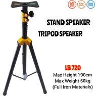 LB720 Stand Speaker Active / Tripod Speaker LB-720 / 190 cm 60kg (Full Besi) Kaki Duduk Spiker Aktif