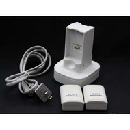 全新 Xbox 360 4800MAH 無線手制 充電套裝 2電池