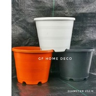 [GFE] DIAMETER 25CM PASU PLASTIC [10'' flower pot]/ VEGETABLE POT [2013]Pasu Bunga Flower Pot /PASU 