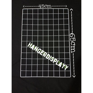 GRID WALL JARING RAM KAWAT BESI DINDING 45 x 65 CM / GANTUNGAN ACCESORIES DAN MASKER | Kawat Ram 95