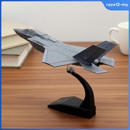 [RazecaMY] F-35B Fighter Jet Model Collectible Low-Observable Fighter Model Display Stand Toy Vehicl